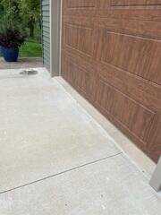 During: Our Foreman, Charlie, and his crew worked hard to secure all the products throughout the driveway and sidewalk.