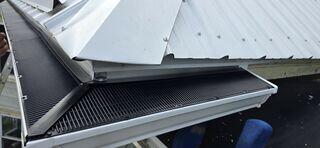A Complete White RainDrop Gutter Protection Installation in Oneonta, NY