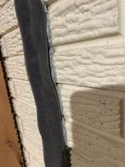 The crew installed our FlexiSpan system to seal the crack and eliminate moisture seepage.