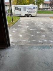 During: Our Foreman, Charlie, and his crew worked hard to secure all the products throughout the basement.