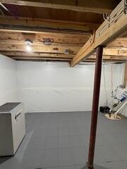 Finished look after waterproofing this basement!