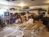Settled Concrete Garage Floor Lifted and Stabilized with PolyLevel Foam in Abrams, WI - Photo 2