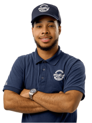 Damani Crichton from Woodford Bros., Inc.
