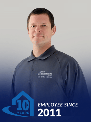 Jacob Bilyeu from John's Waterproofing