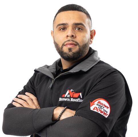 Brandon Rivera from Brown Roofing Company, Inc.