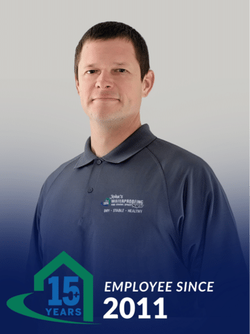 Jacob Bilyeu from John's Waterproofing