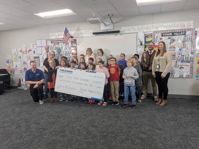 Congratulations to Deer Pointe Elementary on being selected as a Thrasher Cash for Schools grant recipient! - Photo 1