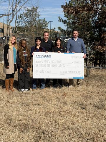 Congratulations to Westview on being selected as a Thrasher Cash for Schools grant recipient! - Photo 1