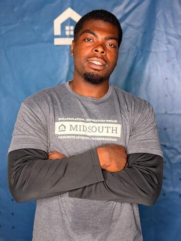 Tevontae Bond from MidSouth Crawl Space Solutions