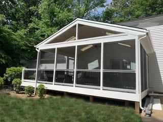 Outside View of New Porch
