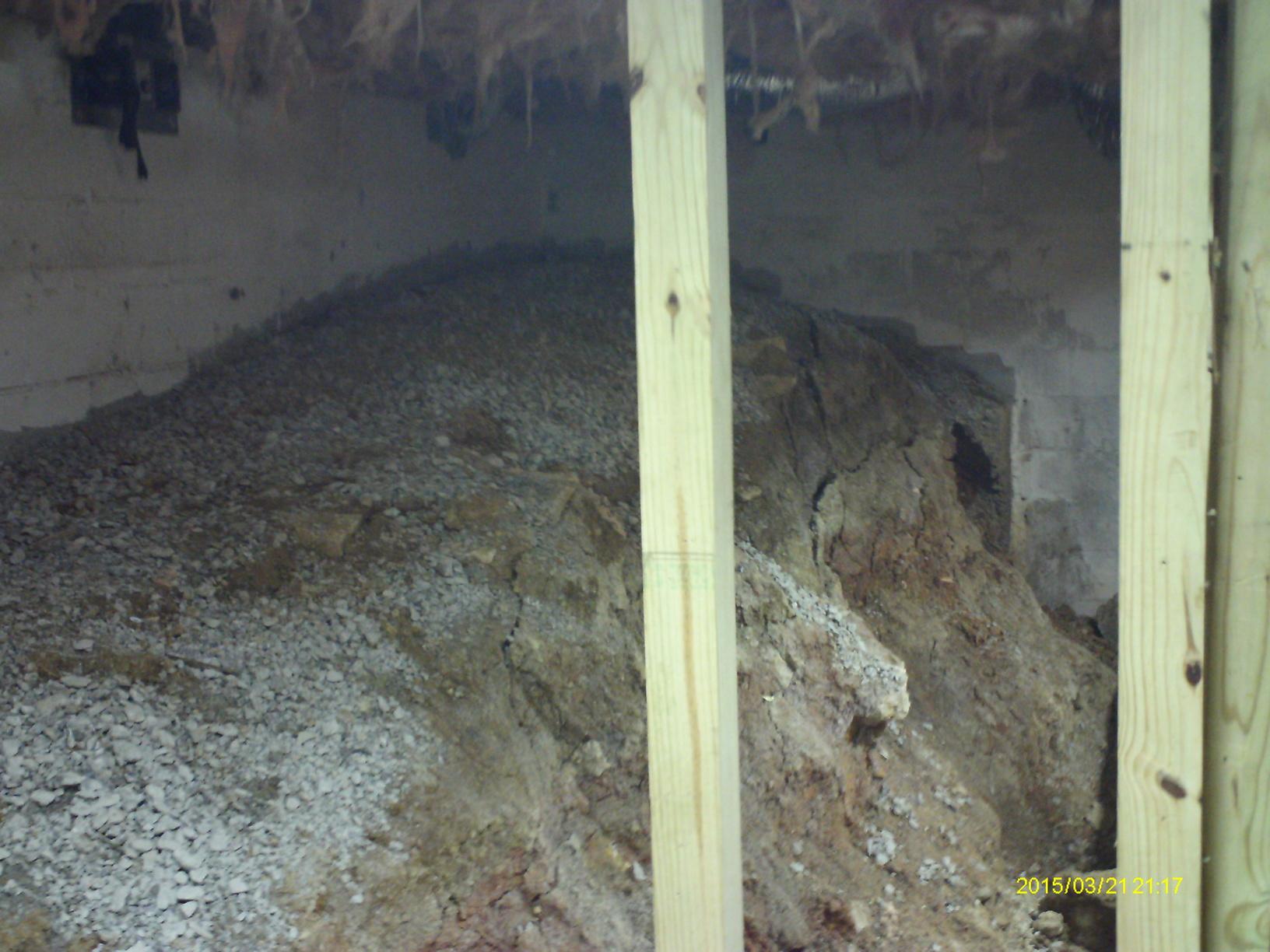 Crawl Space Repair CleanSpace in Nashville, TN! Dirt Exposed