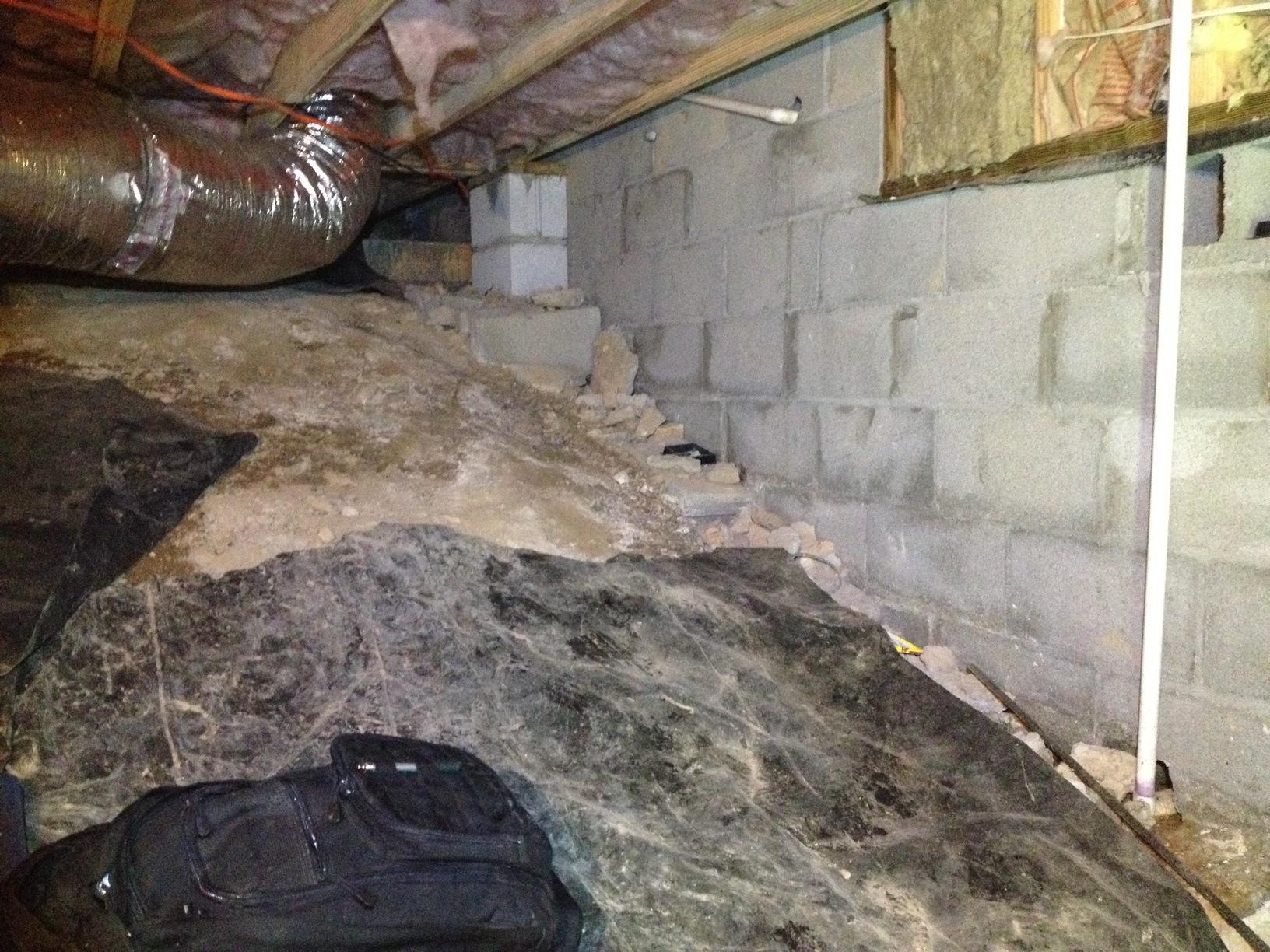 Crawl Space Repair CleanSpace in Joelton, TN! Exposed dirt floors