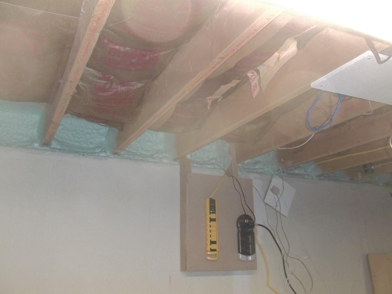 Spray Foam Insulation in Apalachin, NY Spray Foam Sealed Rim Joist