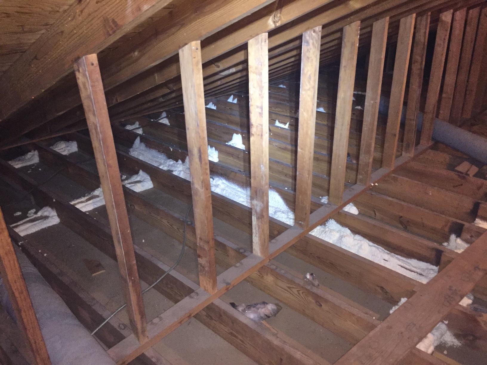 Attic Air Sealing in Williamsburg, VA Air Sealed Attic