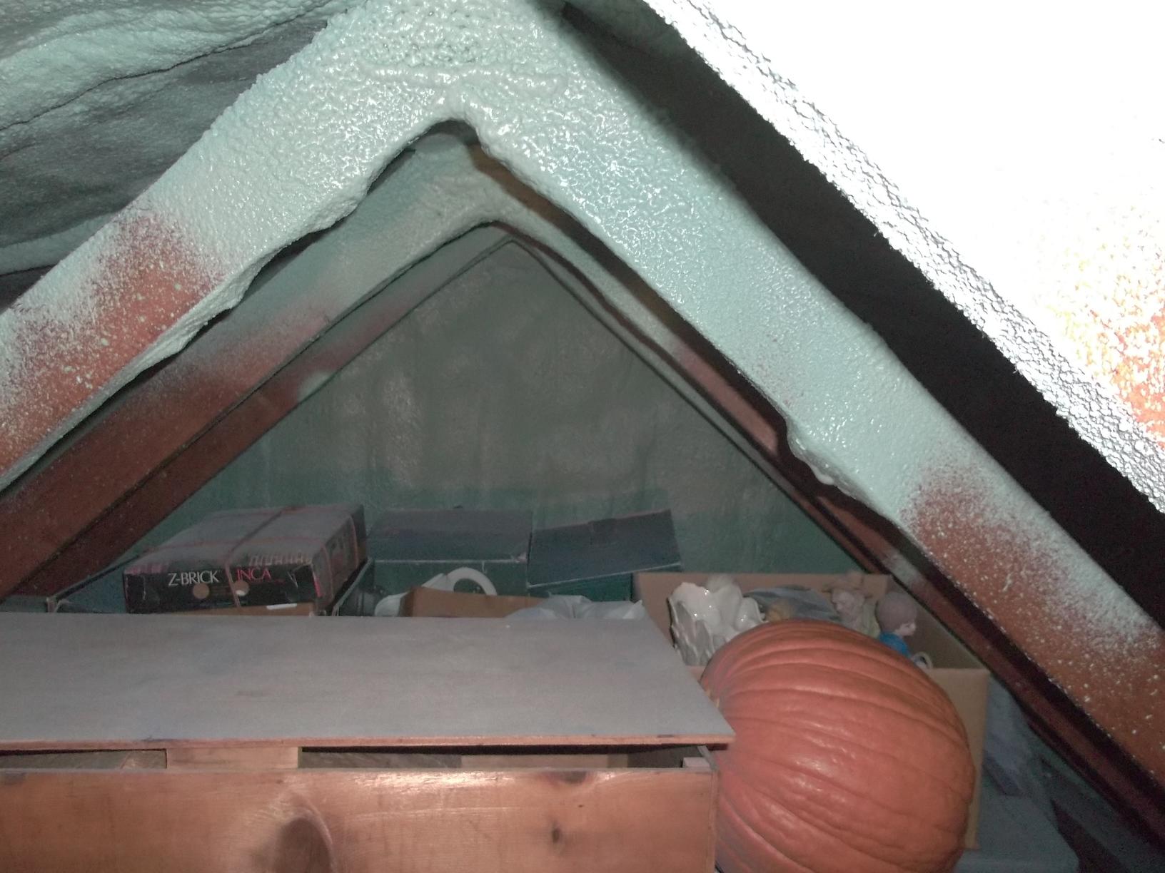 Insulation Services Insulating an Attic in Kirkwood, NY Spray Foam