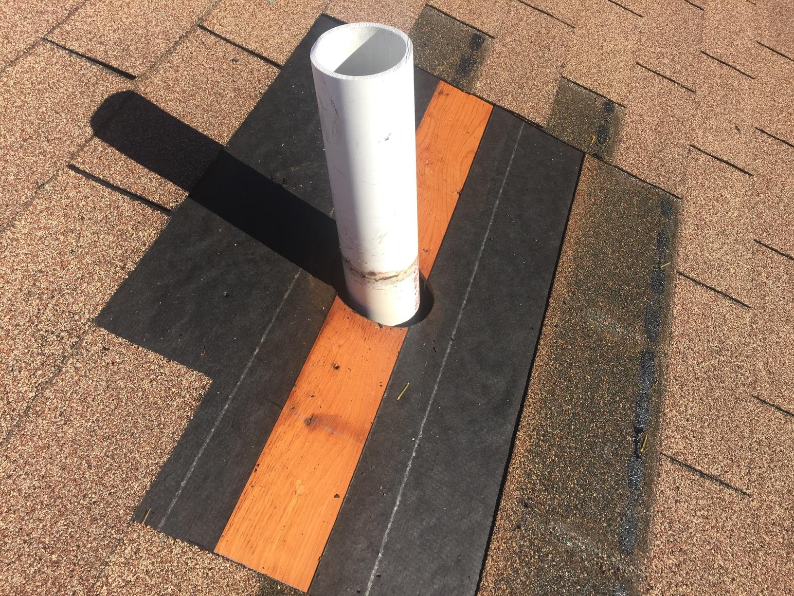 Roof Replacement Pipe Flashing Repair in Ledyard, CT Boot 2