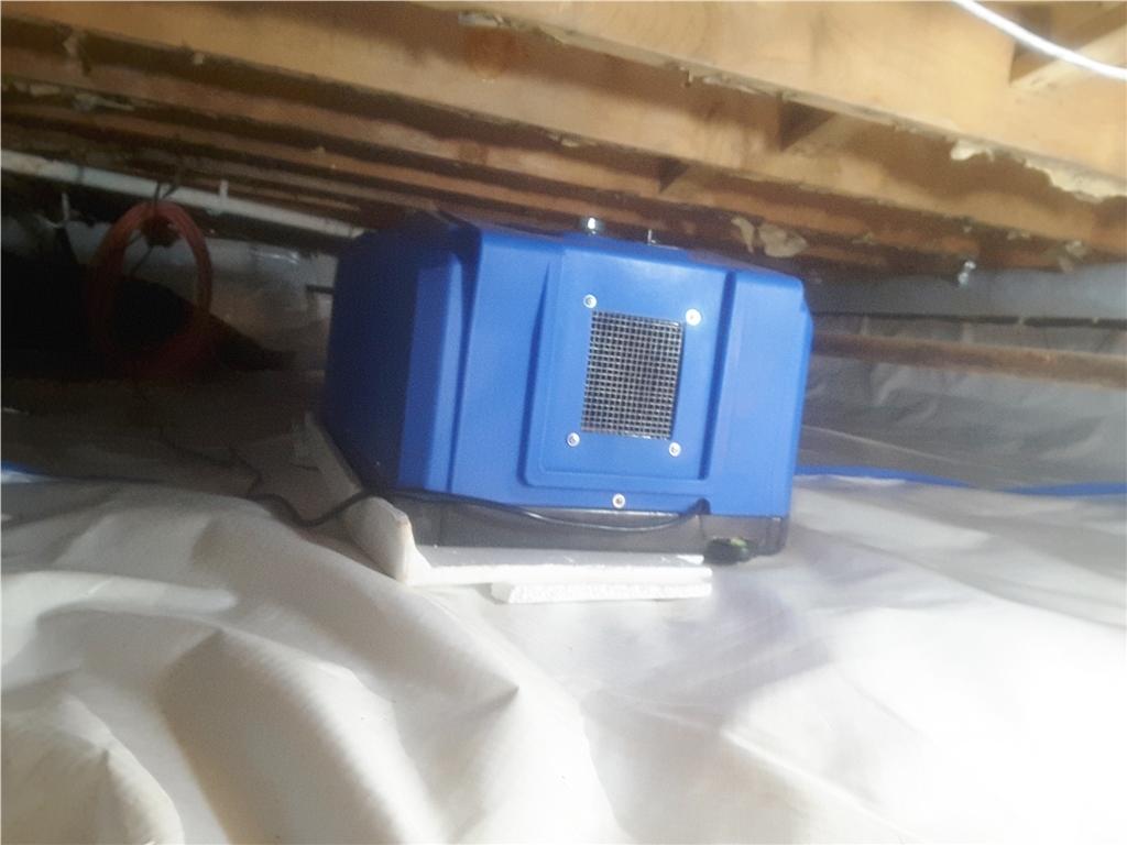 Crawl Space Repair Crawl Space Dehumidifier and Encapsulation in