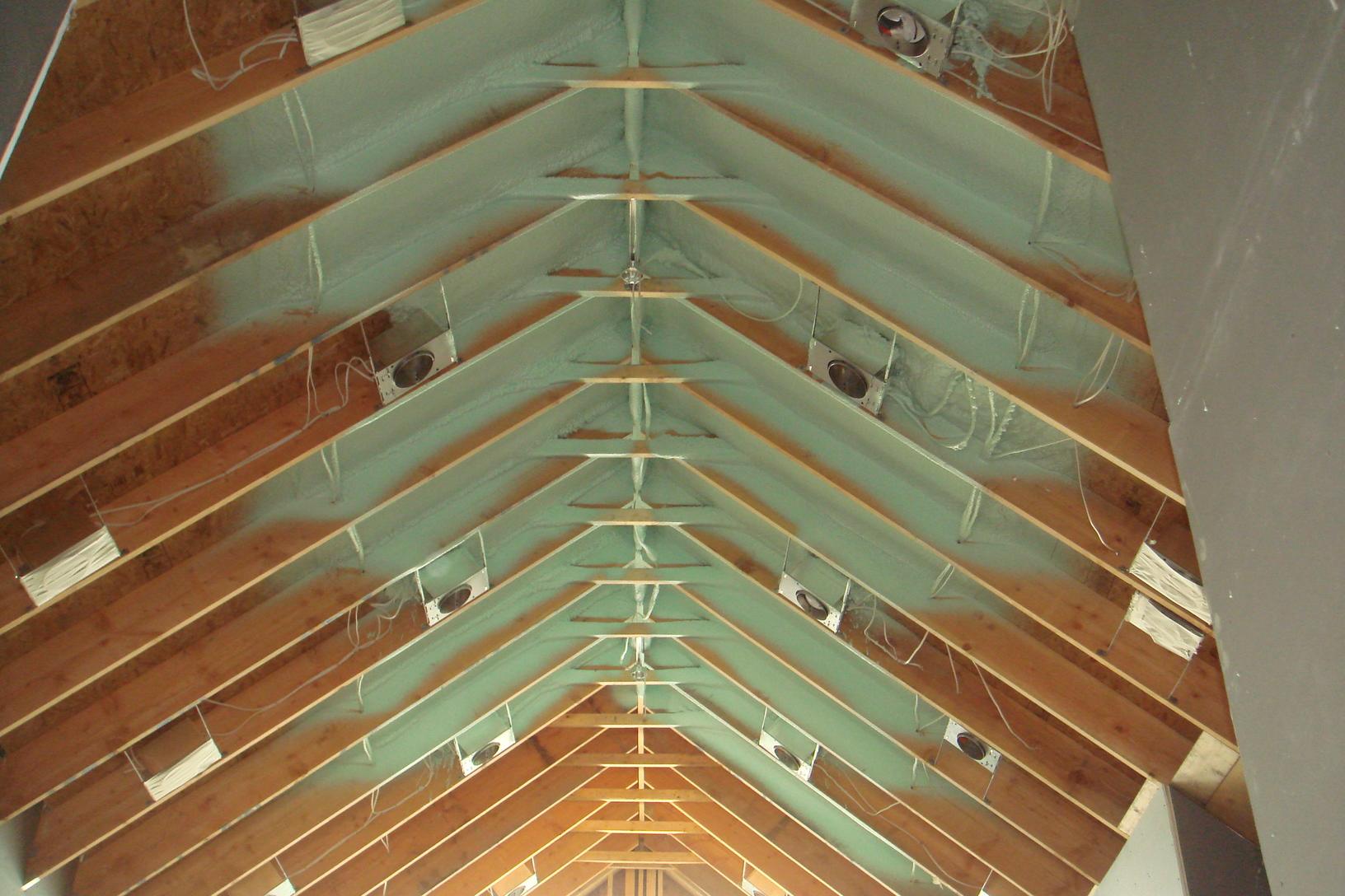 Open Rafter Venting Insulation Services - Spray Foaming in Endicott, NY - Spray Foam ...