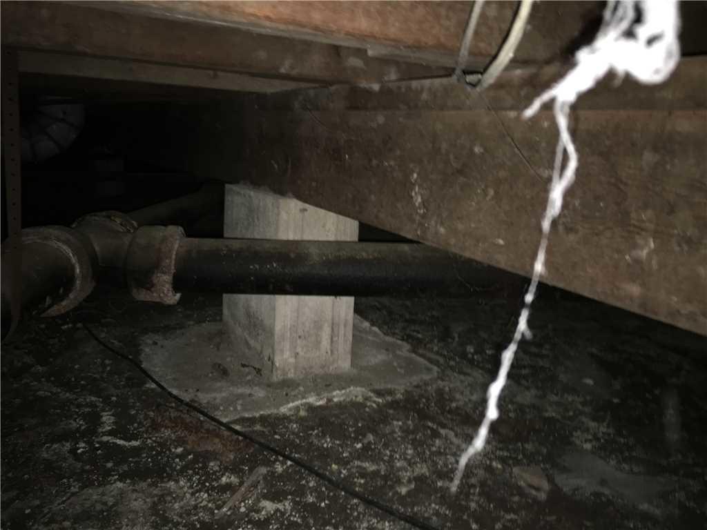 crawl crawlspace joists rusted rotted elmo