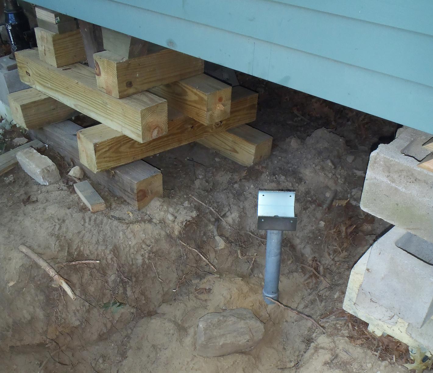 Foundation Repair EZ Post Piers Londonderry, NH EZ Post Pier w/ Cap