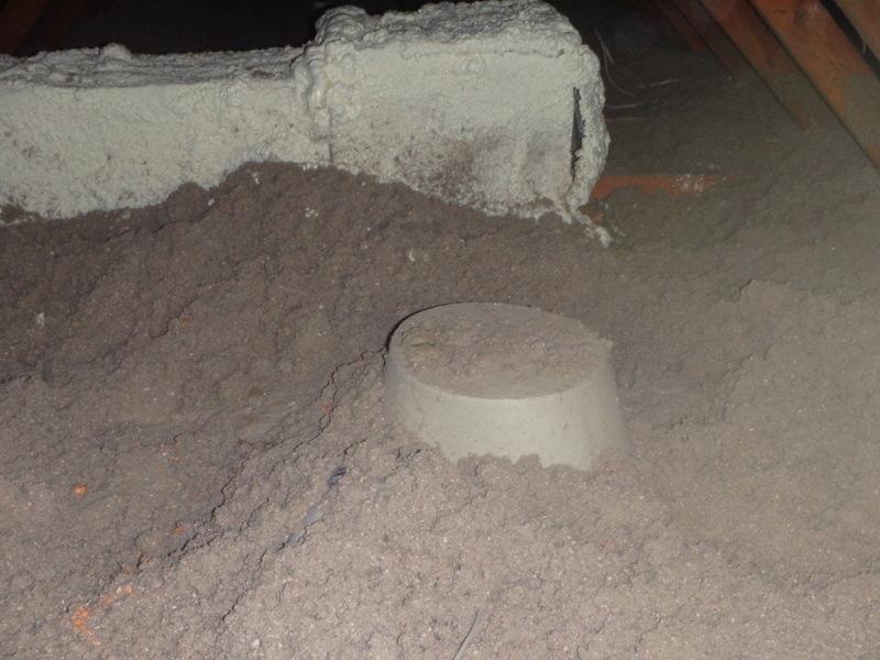 New Cellulose Attic Insulation in Davidsonville, MD Ductwork Air Sealed with Spray Foam Insulation