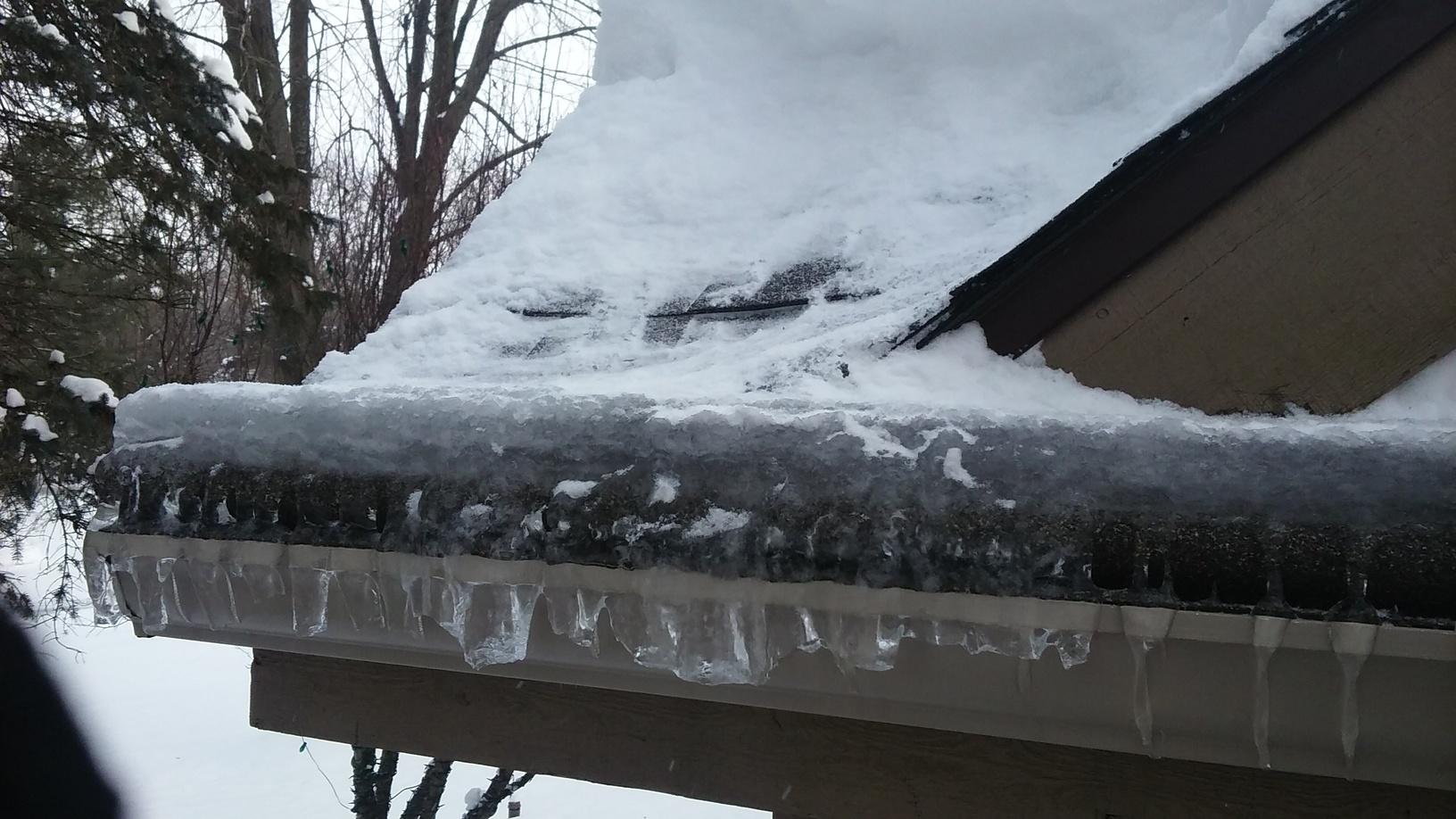 Precision Roofing Services Serious Ice Dam