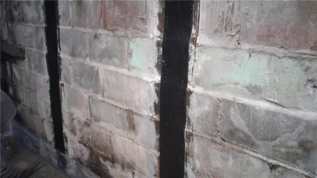 Foundation Repair Carbon Fiber Strips Save Bowing Foundation Walls In Bellefonte Carbon Fiber Strips