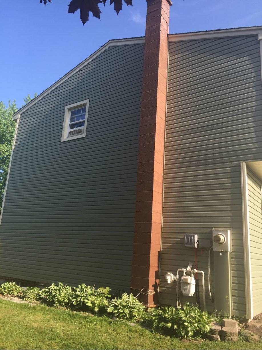 Vinyl Siding Sodus, NY Home Gets a Makeover Protected Chimney