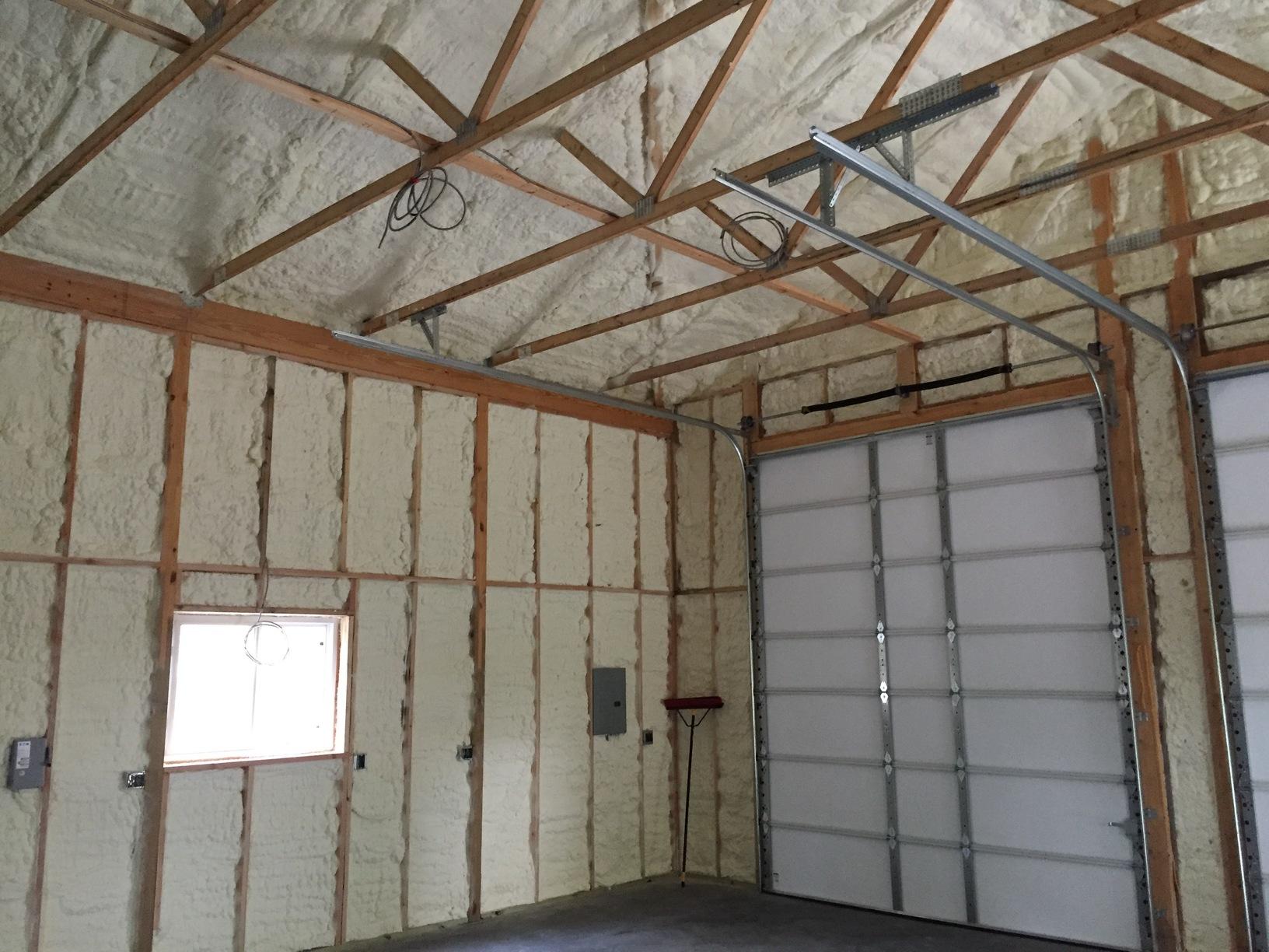 Homeowners Pole Barn In Gardiner Ny Spray Foam Insulation Increased This Pole Barns R Value