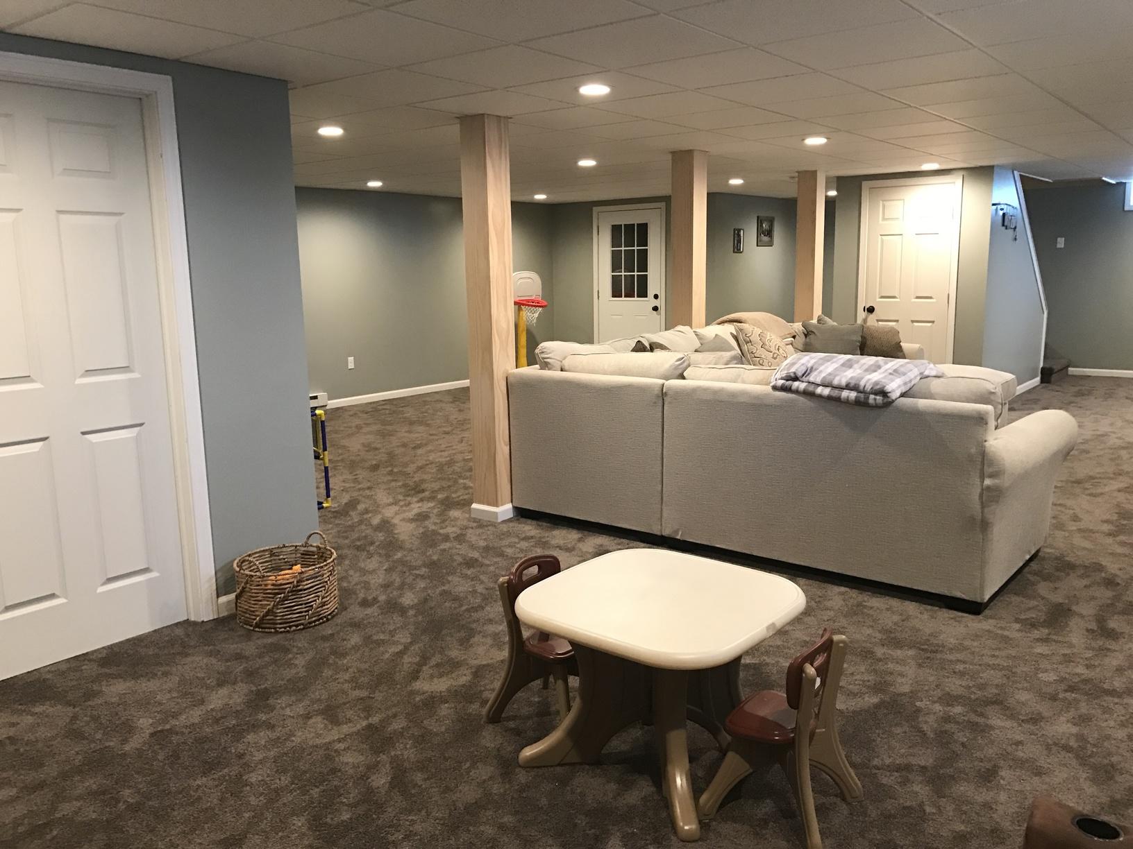 Basement Finishing - Beautiful New Basement in the Finger Lakes - Close ...
