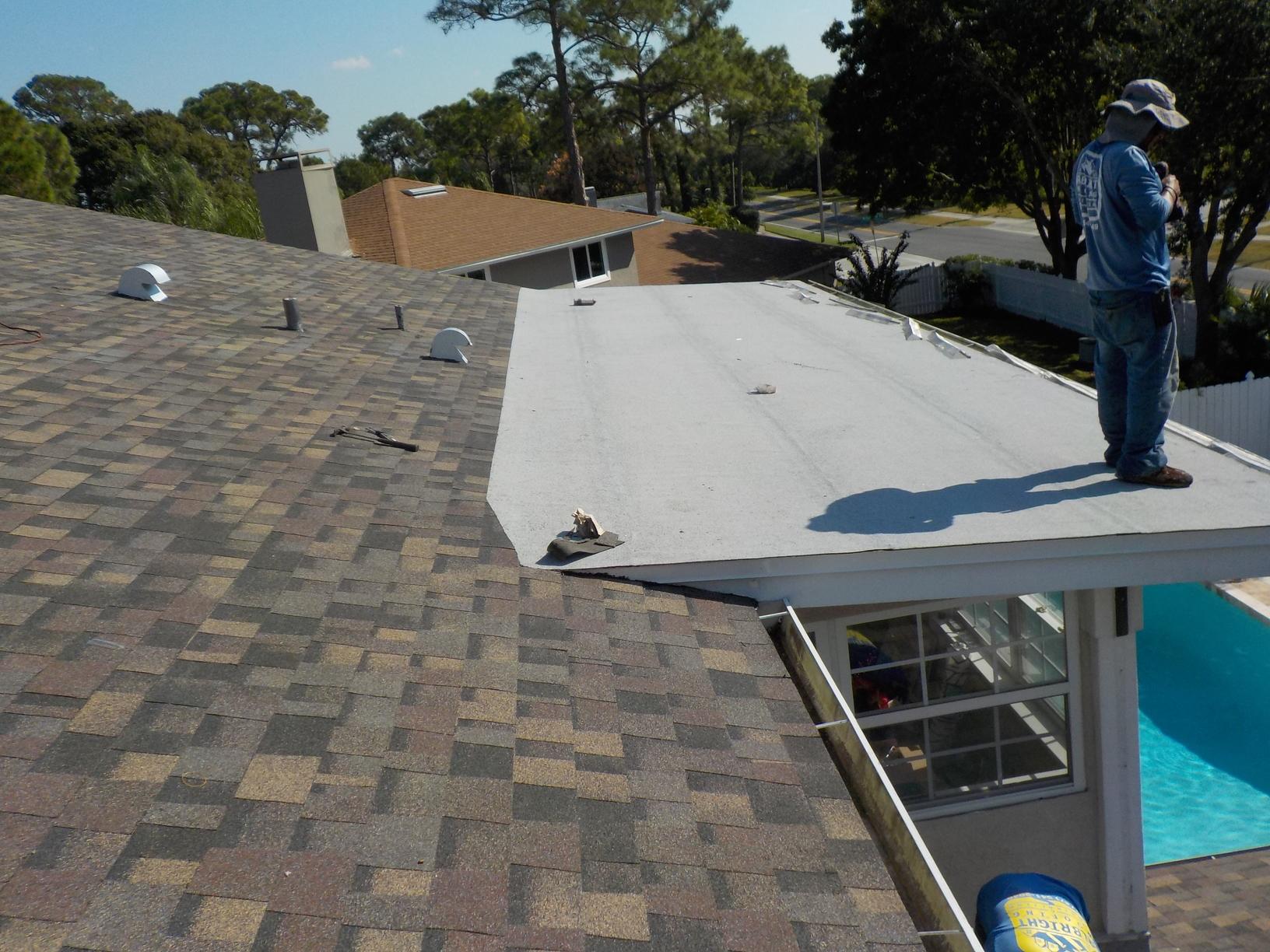 Albright Roofing Contracting Shingle Flat Roof Replacement In Clearwater Fl