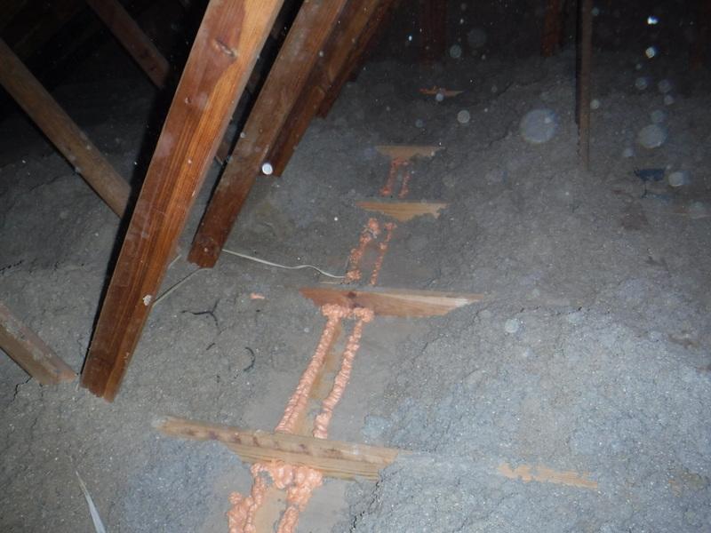 Attic Air Sealed in Crownsville, MD Air Sealing Within the Attic