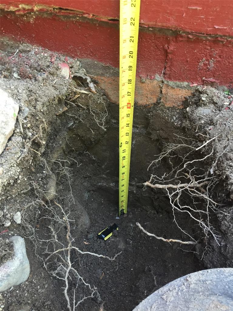 Foundation Repair Foundation Stabilized with Geo Locks and Earth