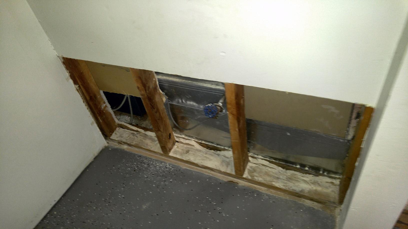 Our Mold Removal Services Furnace leak in Fair Haven causes basement mold Preparing for mold
