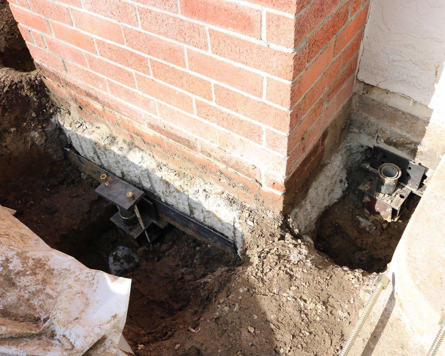 Foundation Repair Walnut Creek Push Pier Installation Chimney
