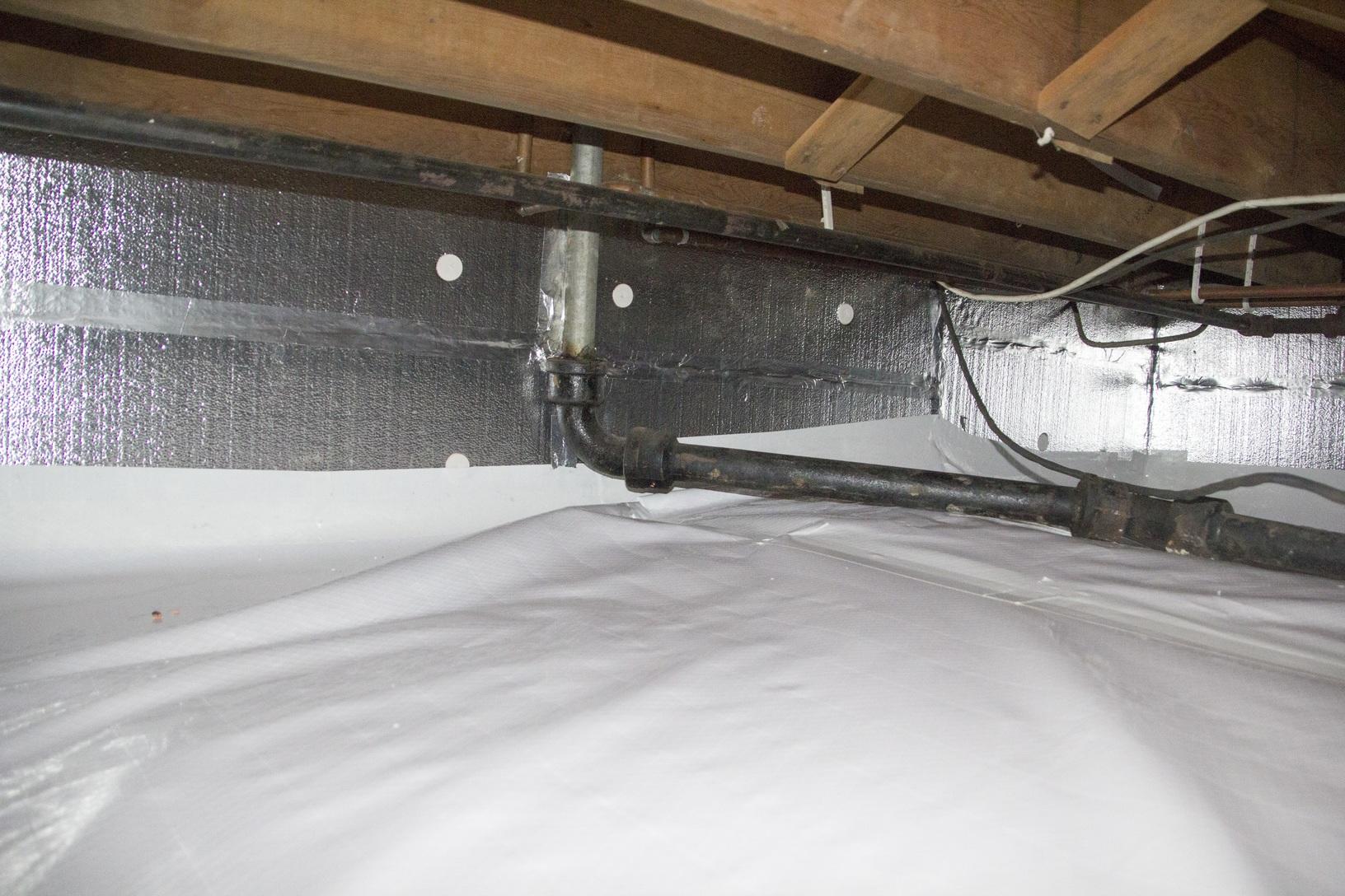 Crawl Space Repair Nasty Crawl Space Encapsulated in Beaver Bay