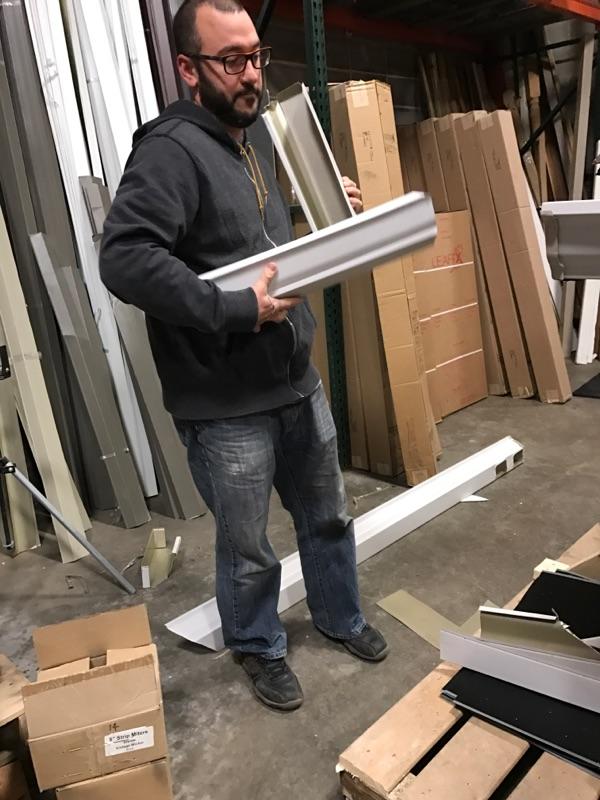 Training Wall For Our Gutter Installation Team Training Time