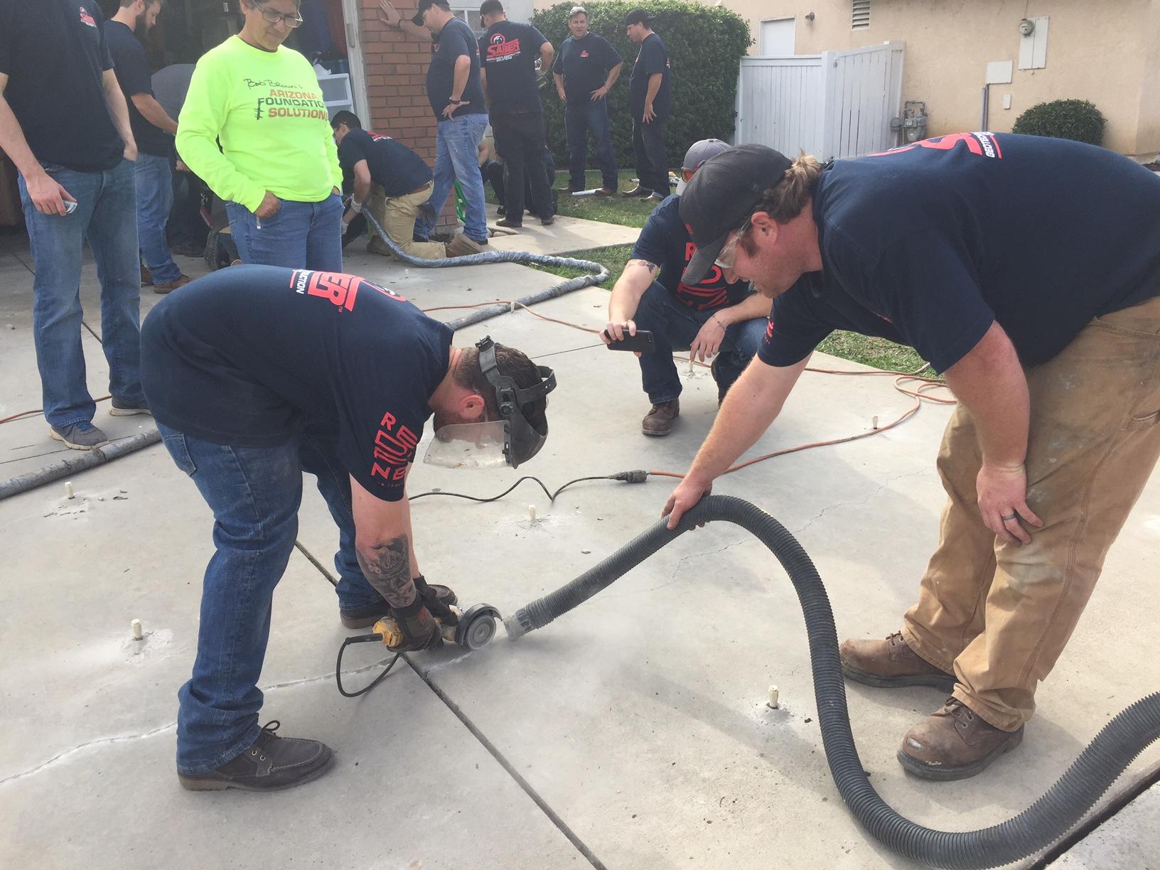 Concrete Lifting & Leveling FSI Training with Production and Sales PolyLevel NexusPro