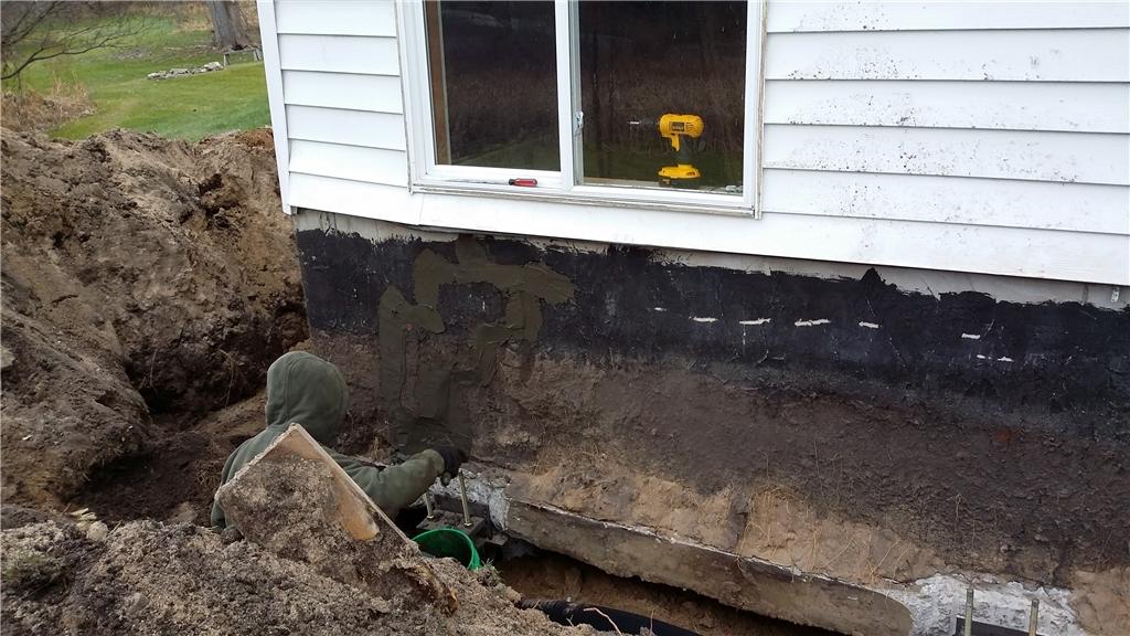 Foundation Repair Sinking Corner of Home Gets a Lift in Caledonia, MI