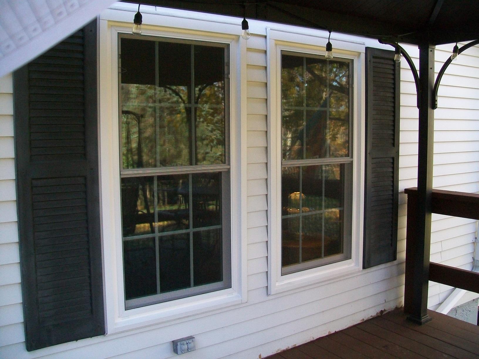 Exterior Replacement Shutters Window World
Wood shutters do require a lot of care and maintenance, however, and they can be on the pricier side. Replace all exterior shutters on the house. Want to see who made the cut? Order your fiberglass, pvc, cedar, cypress, pine, mahogany, composite, aluminum or vinyl exterior shutters. For wood siding you�ll want wood or a composite material that needs. Exterior Replacement Shutters Window World [Video.
![Replacement Windows Double Hung Window Install in Replacement Windows Double Hung Window Install in