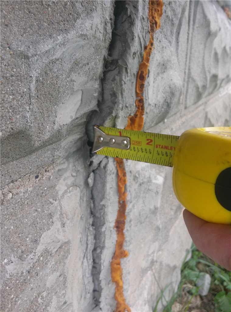 Foundation Repair Wyoming, MI Foundation Stabilizing Closeup of