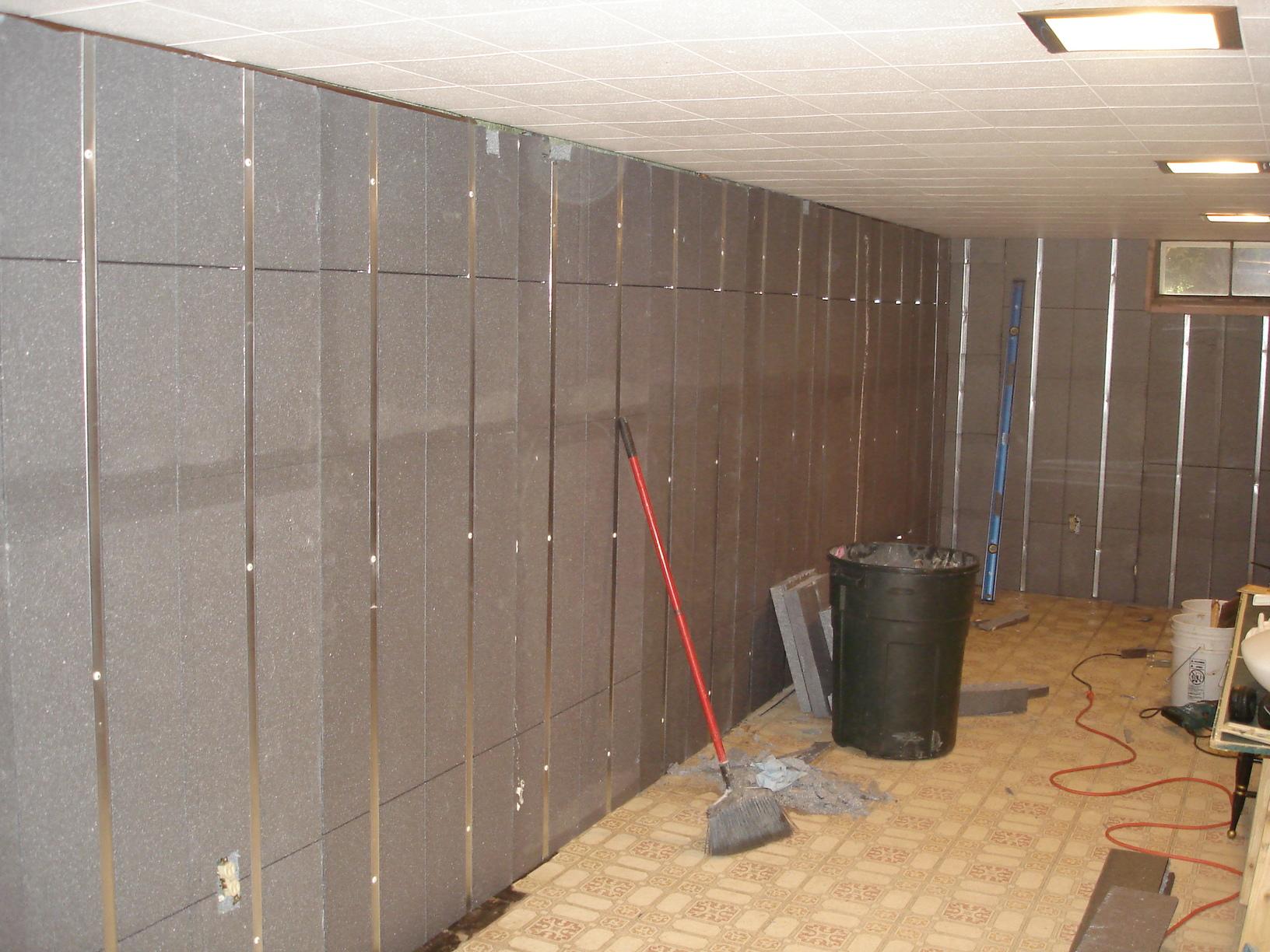 Basement Finishing - Basement to Beautiful Panels - Installing Basement