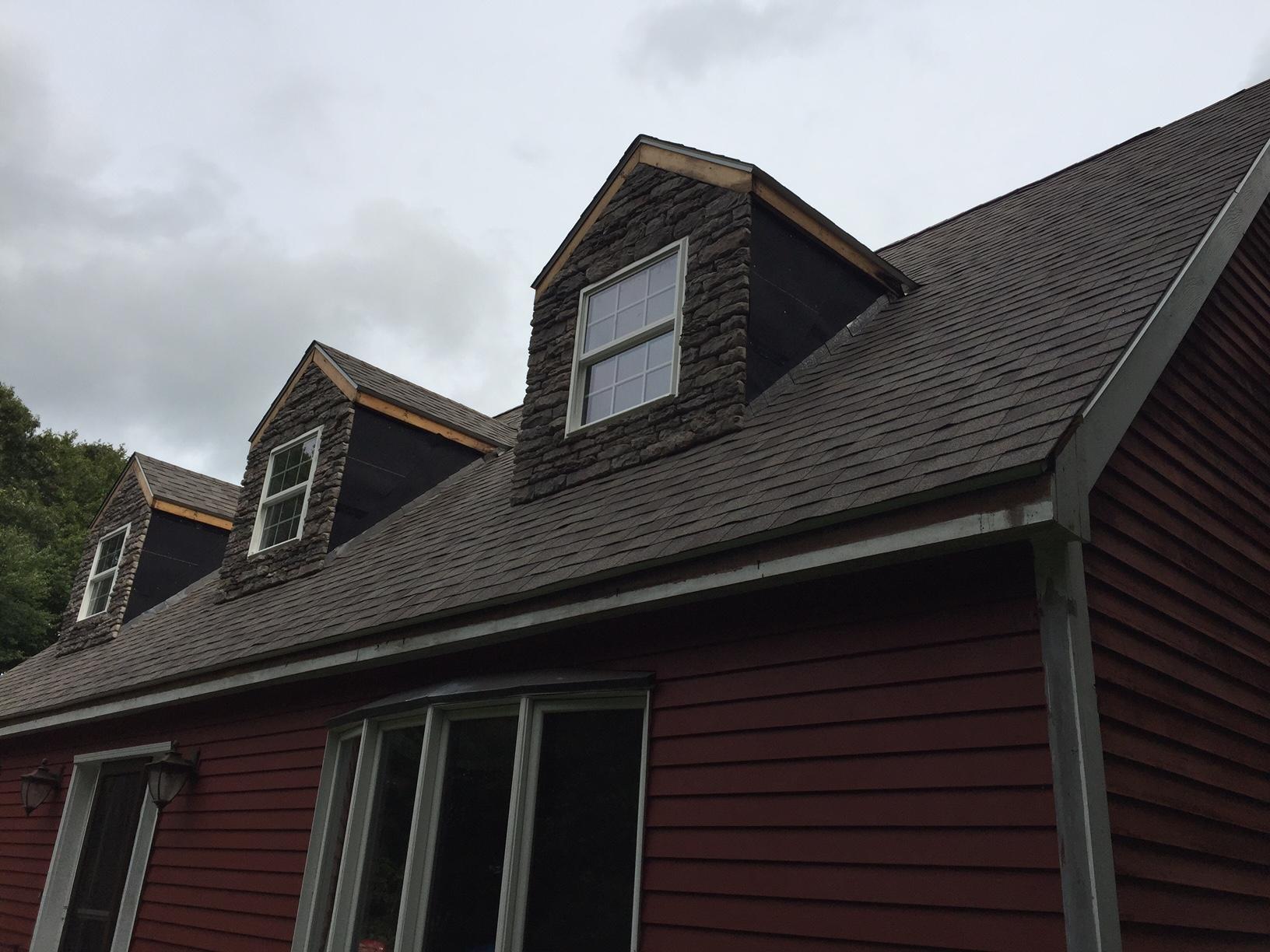 Roof Replacement Roof Replacement Services In Mystic Ct Stone Veneer Dormers