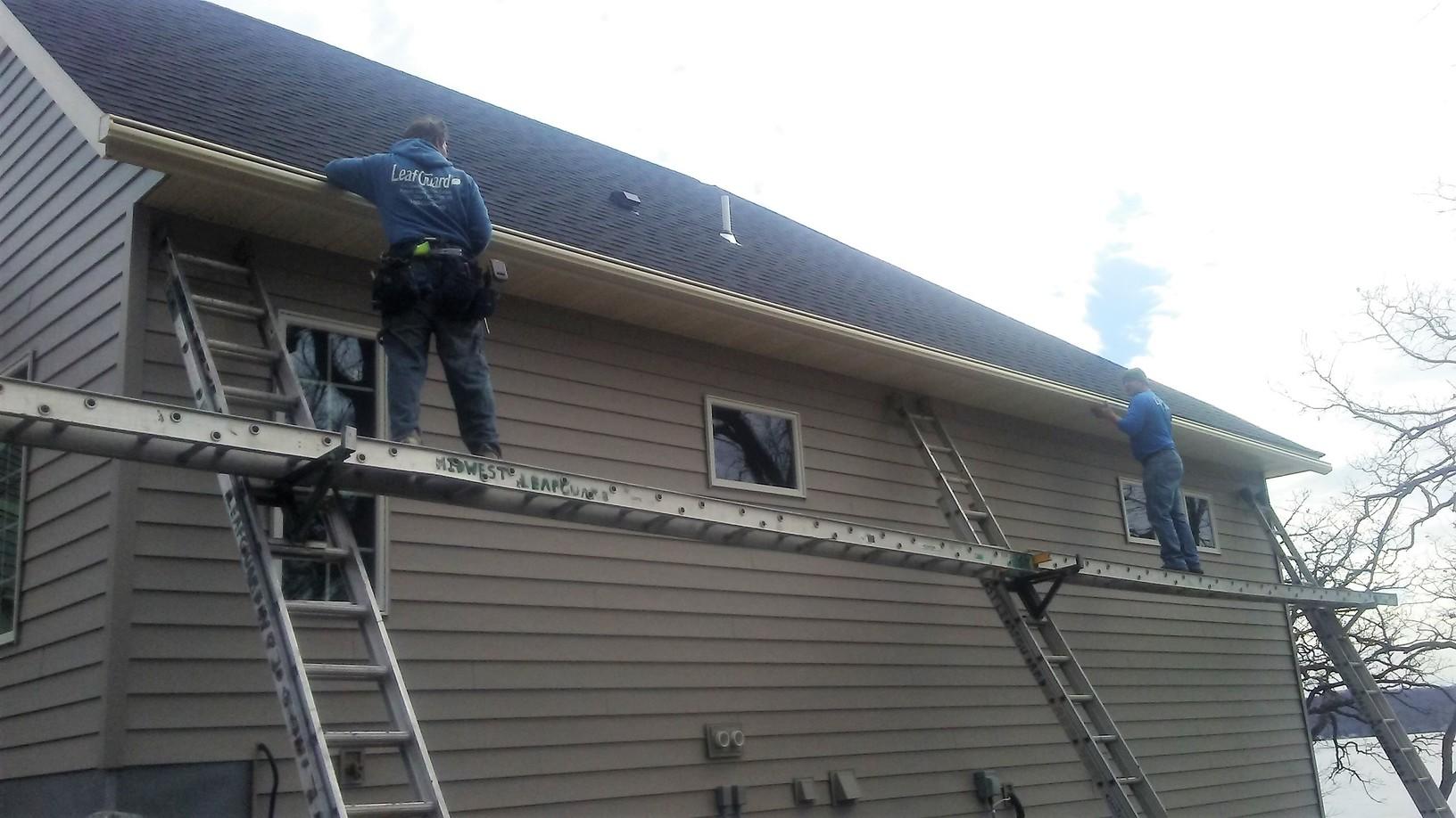 Leafguard Gutters Of St Cloud Leafguard Gutters Installation In Melrose