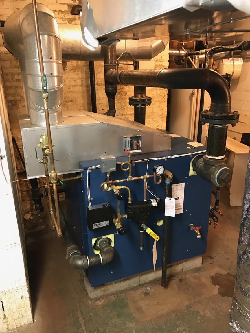 Heating Steam boiler, Squirrel Hill, PA Dunkirk steam boiler