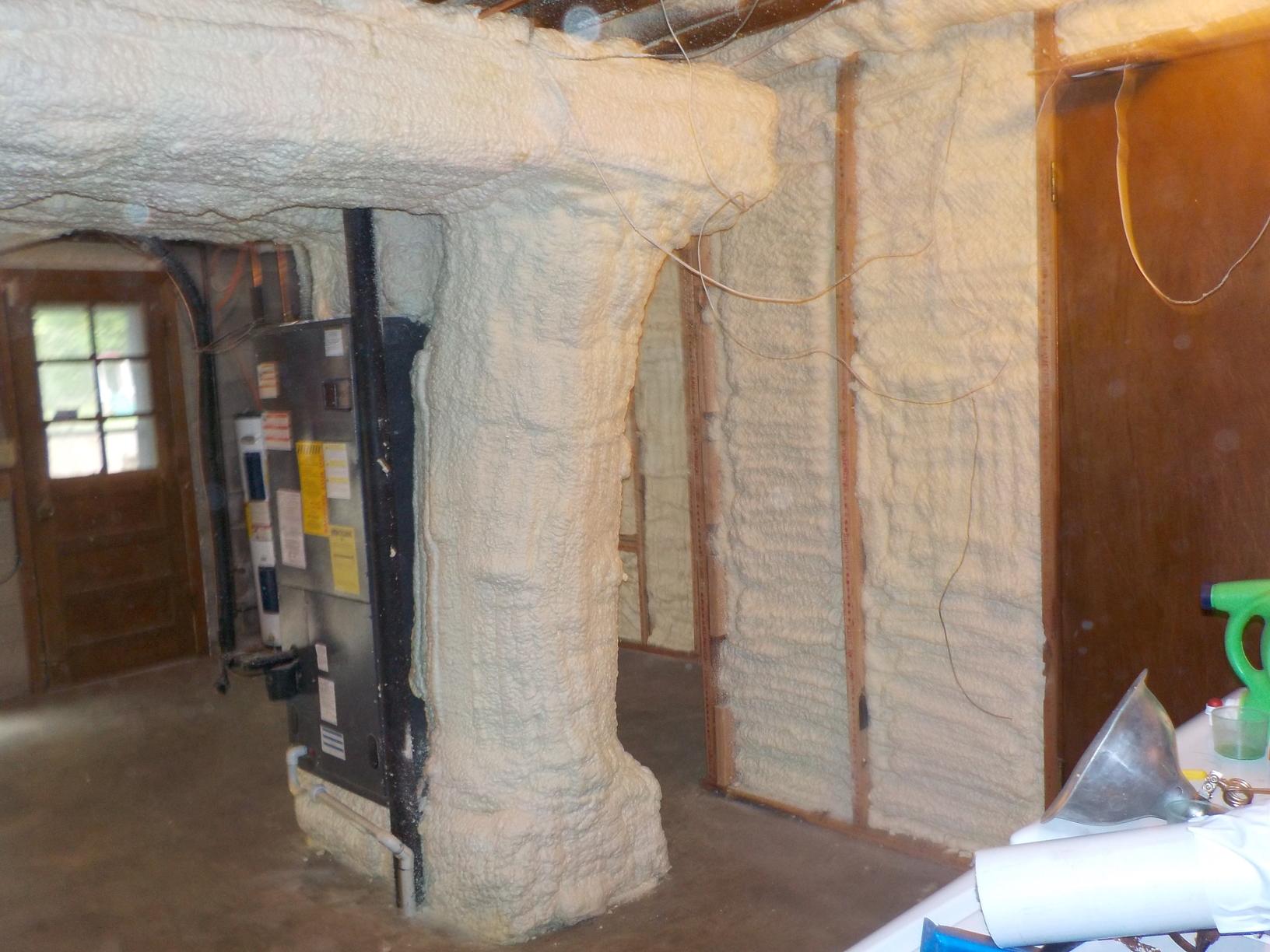  Spray Foam Insulation, Clarksville TN Basement