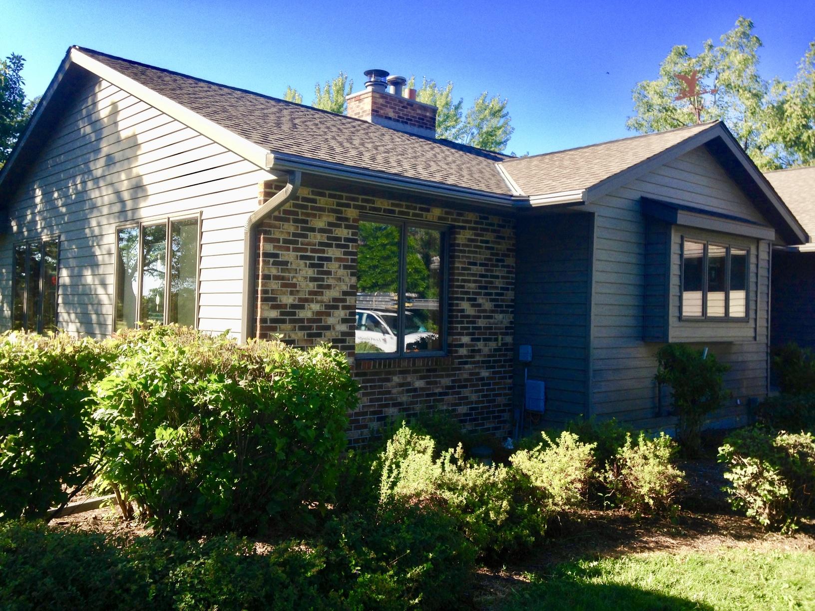 Larson Home Services Gutter Installation Deforest Wi Home Gets Leafguard Gutters