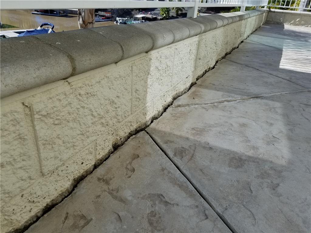 Concrete Lifting & Leveling Sinking Patio Slab in Canyon Lake, Ca Separating and Sinking