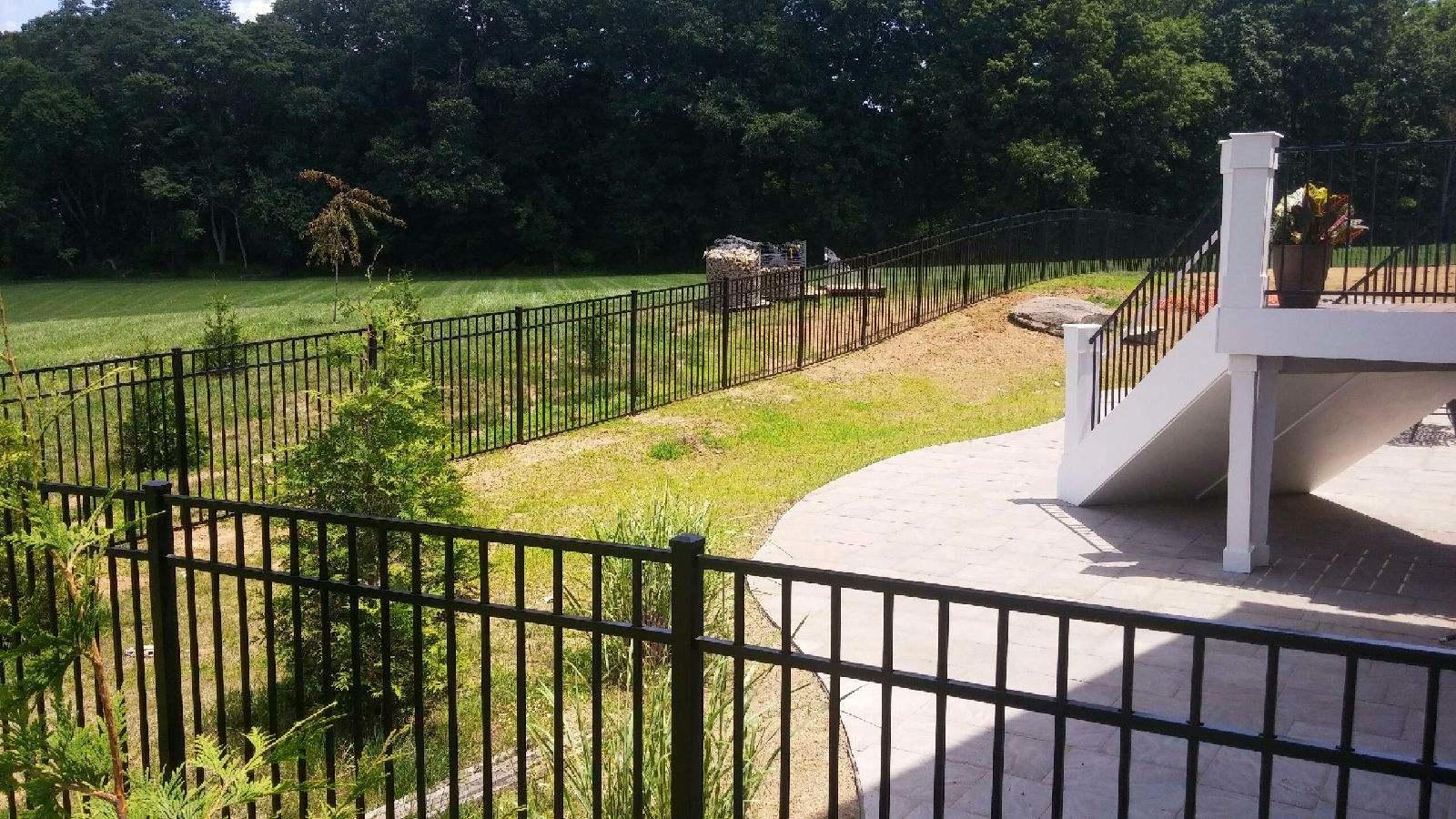 MC Fence And Deck Photo Album Aluminum Fence Install in Waterford, VA