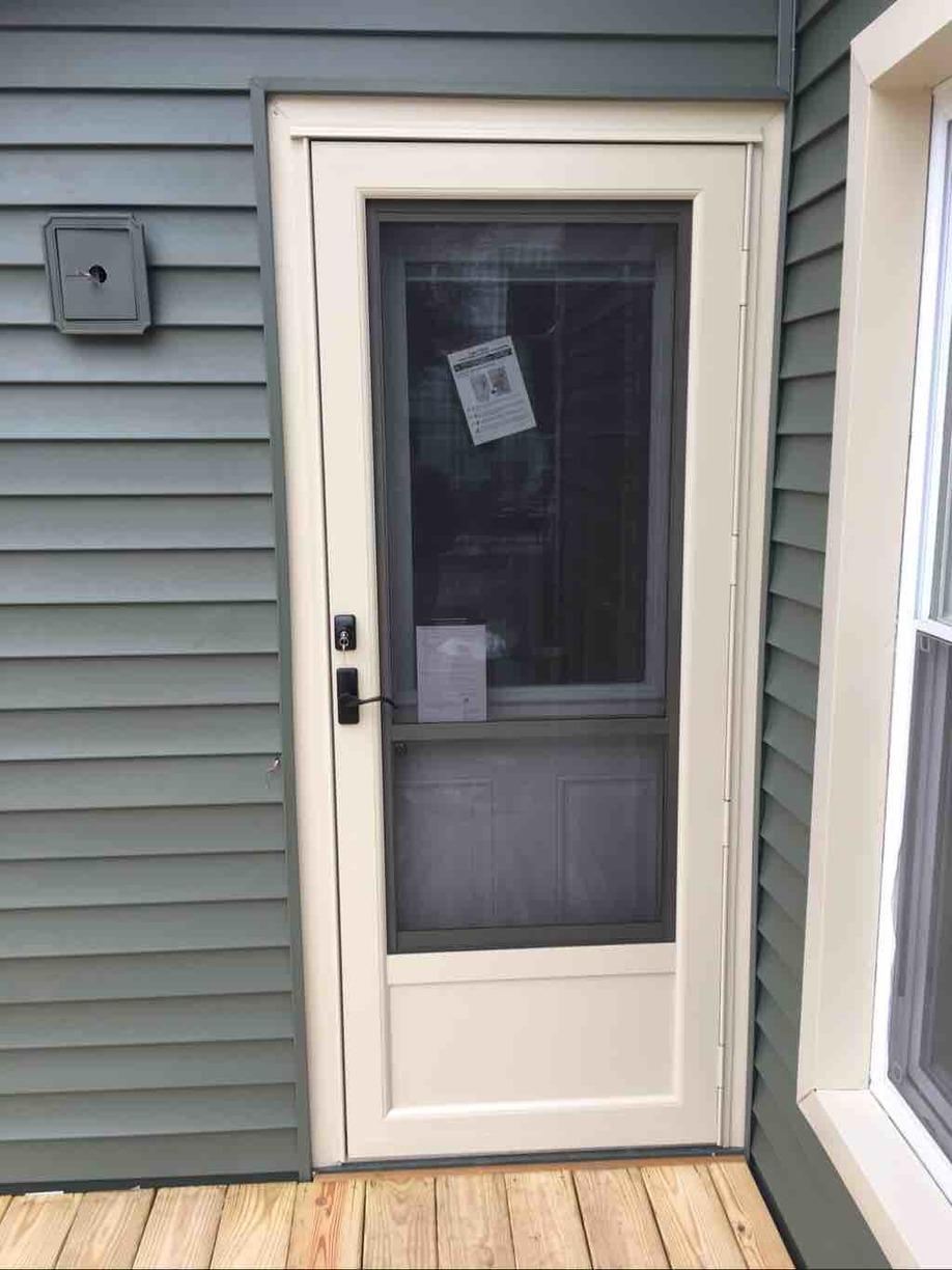 Vinyl Siding Upgrading Newark Home with New Vinyl Siding and Windows New Provia Storm Door